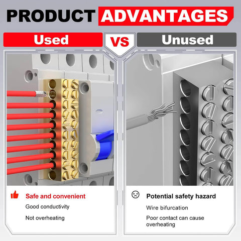 168 Piece Wire Ferrule Kit For AWG 12 To One Zero Copper Tinned Crimp Ferrule Connectors in use and not in use comparison