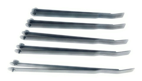 Pro Grade Durable Stainless Steel 5 Piece 6 Inch Hole Finder Tools Kit For Sheet Metal Strap Duplicator Includes Hole Sizes Forty Thirty Twenty One Ten And One Quarter Inch For Quick Precise Layer To Layer Hole Alignment