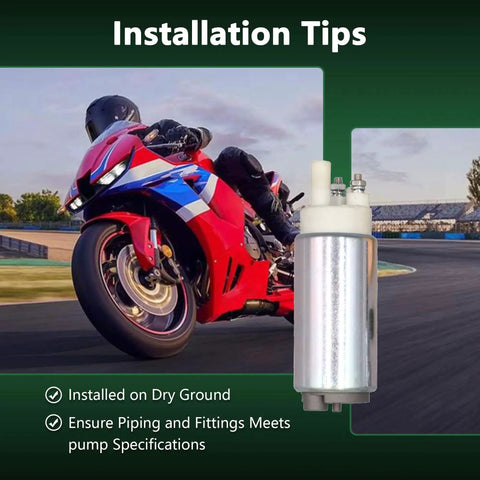 Ride-Ready Drop-In Fuel Pump With Regulator Strainer Gasket And Tank Seal Kit For Honda CBR600RR And Fireblade CBR1000R 2003-2007