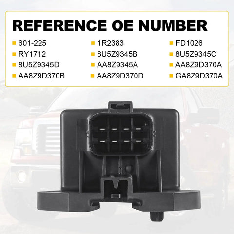 Front view of Ford Fuel Pump Relay Module Replacement for Ford E150 E250 E350 E450 Edge Escape Expedition F150 F250 F350 F450 F53