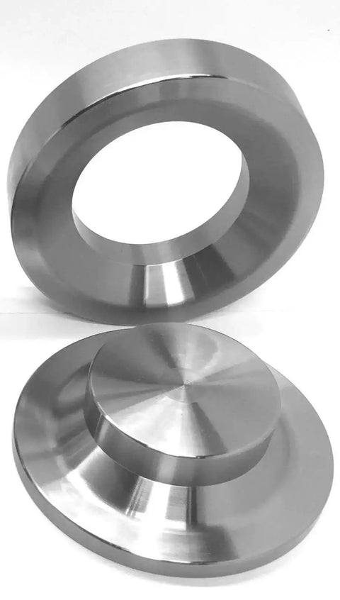 Heavy Duty Dimple Die Set, 3-Piece Pro Grade Punch Die Kit With 1-1/2 Inch, 1-3/4 Inch, And 2 Inch Dies, SAE 8620 Steel, Rockwell 80