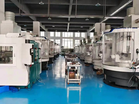 CNC milling machines in a factory setting for Pro Grade Carbide End Mills Set With DLC Coating For Aluminum And Composite Materials
