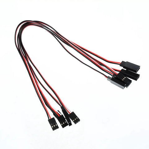 20 Piece 3 Pin Servo Extension Cables Female To Male RC Wiring Kit For Control Board And Remote Five Lengths Durable Servo Wires