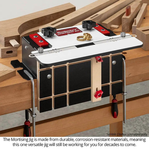 Mortising Jig For Plunge Router Easy To Cut Precise Mortises For Loose Tenon Joinery Portable Benchtop Tool USA Made MJ-24