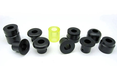 Bead Roller Forming Kit With 9 Dies And Polyurethane Lower Wheel For 22mm Shaft Bead Rollers arranged on white surface