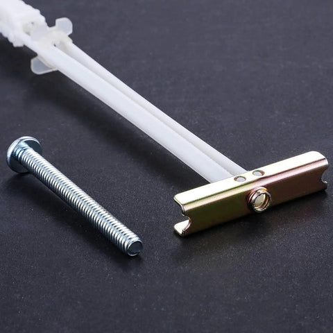 Drywall Anchors 3/16-24 Bolt Anchor For Hollow Walls, Includes 20 Anchors And 20 Bolts, Easy Insert And Flip Design close-up view