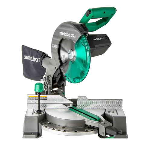10 Inch Single Bevel Compound Miter Saw With 15 Amp Motor For Fast Clean Pro Grade Cuts 0 To 45 Degree Bevel 5000 RPM Xact Cut Shadow Line Lightweight Design Includes 40T Miter Blade For Precise Mitering