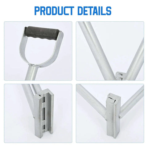 Close-up details of 2 In 1 Hand Seamer For Standing Seam Roofing, 90 Degree And 180 Degree Sheet Metal Bender Tool