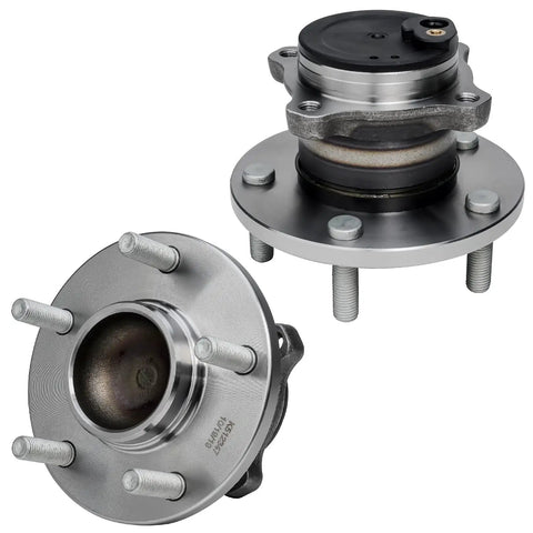 Beefed Up Front And Rear Wheel Bearing Hub Kit For Mazda 3 2005 To 2013 And Mazda 5 2006 To 2013 4 Piece Replacement Set