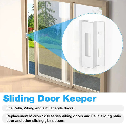 Sliding Door Keeper And Hook Style Latch Replacement E2124 Latch Lock For Micron 1200 Series And Viking Sliding Glass Doors