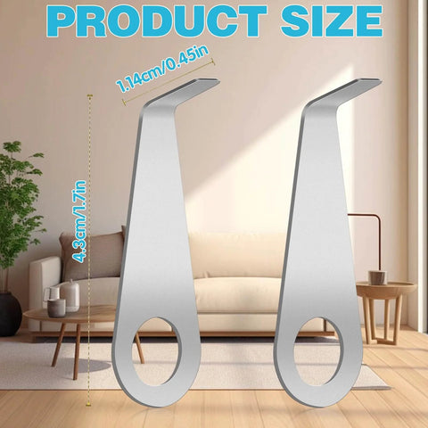 Image of 2 Pack Doorbell Key Replacement Tools For All New Video Battery Doorbell 2024 Release with product size dimensions.