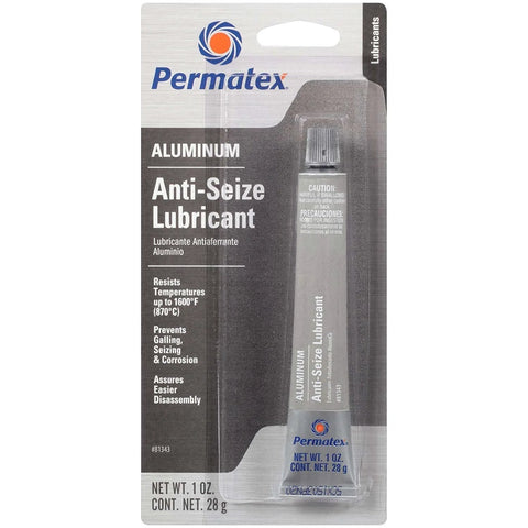 Anti Seize Lubricant 81343 1 Oz Tube Four Pack With Aluminum Copper And Graphite Blend Salt And Moisture Resistant Marine Grade Formula For No Fuss Spark Plug Removal, Cylinder Head Bolts, And Quick Disassembly