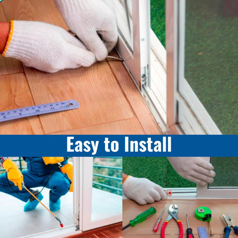Vinyl Sliding Screen Door Track 72 Inch White Replacement Bottom Rail For Patio Doors Durable Vinyl Channel For Bypass