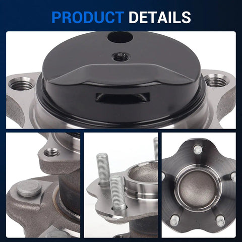Close-up views of Rear Wheel Bearing Hub Assembly For Nissan Sentra 2013-2019 All Models 5-Lug With ABS Direct Fit