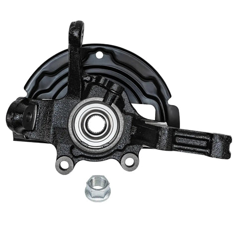 2.5L Front Left Steering Knuckle For 02-06 Nissan Altima, Driver Side Steering Knuckle And Wheel Bearing Hub Assembly