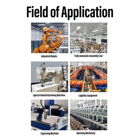 Field of Application for Integrated Servo Stepper Motor With Built In Encoder 1.5Nm Torque 3000RPM in various machinery