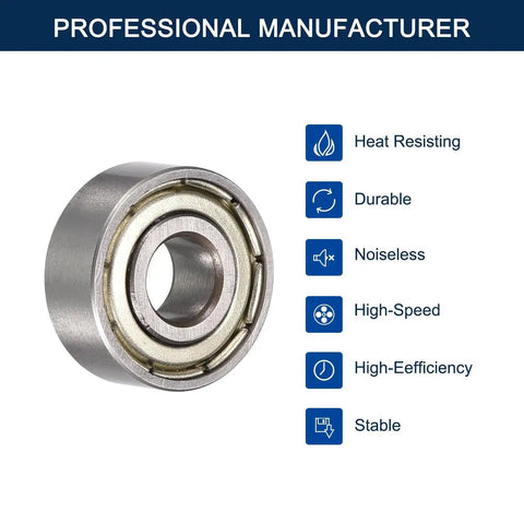 R4AZZ Deep Groove Ball Bearings One Quarter Inch Inner Diameter Three Quarter Inch Outer Diameter Nine Thirty Second Inch Width