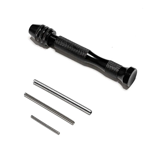 Paper Bead Roller And Quilling Tool with Three Interchangeable Tips, stainless steel, compact 4-inch roller for DIY jewelry and crafts.