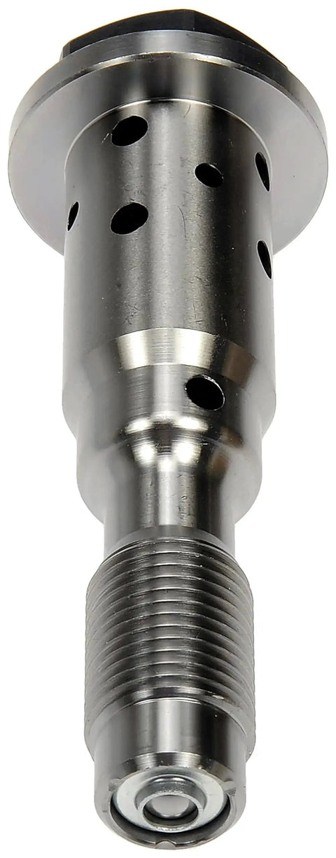 Front view of Engine Variable Valve Timing Oil Control Valve Replacement for select models, durable VVT solenoid metal construction.