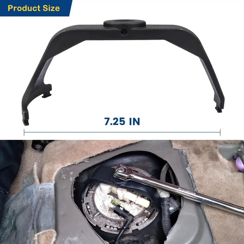 Pro Grade Fuel Tank Lock Ring Tool For Quick Fuel Pump Sender Removal And Installation Universal Car Repair Kit shown with 7.25" size