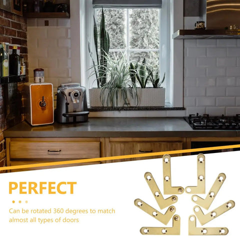 360 Degree Copper Pivot Hinge For Hidden Doors Attic Ladders And Cabinet Doors 1.92 Inch Replacement Hardware
