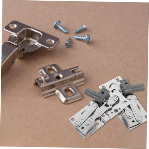 Soft Close Surface Mount Cabinet Hinges With Concealed Tip Out Tray Hardware 2 Pack Noiseless Damping Mechanism For Kitchen