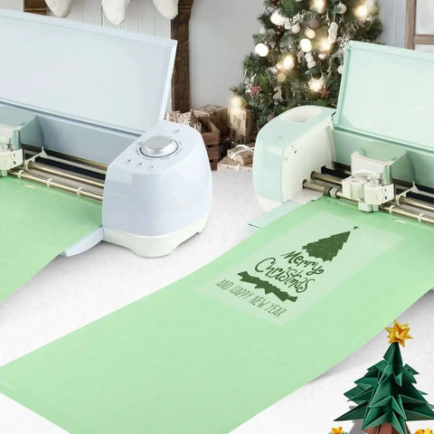 12x24 Cutting Mats For Cricut Explore One, Air, Air 2, And Maker with WORKLION Adhesive Variety Pack, green mat with design