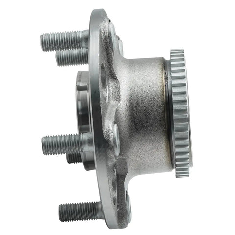 Side view of Rear Wheel Bearing Hubs Kit For Honda Accord 2003 2004 2005 2006 2007 And Acura TL 2004 2005 2006 2007 With ABS Tone Ring 5 Bolt Replacement Wheel Hub Assemblies Easy Install