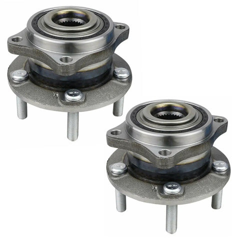 Pair Front Wheel Hub And Bearing Assembly For 2007 2014 Hyundai Santa Fe Replacement Hub Kit with durable metal construction