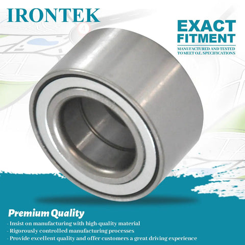 Close-up of IRONTEK wheel bearing for Hyundai Elantra 2007-2016, Veloster 2012-2017, Kia Forte/Soul 2010-2016, and Forte Koup 2010-2013.