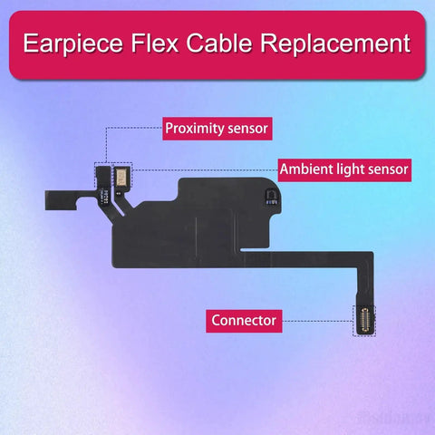 IPhone 13 Pro Max Earpiece Flex Cable Replacement For Ear Speaker Connector Repair A2641 A2643 A2644 A2645 A2484