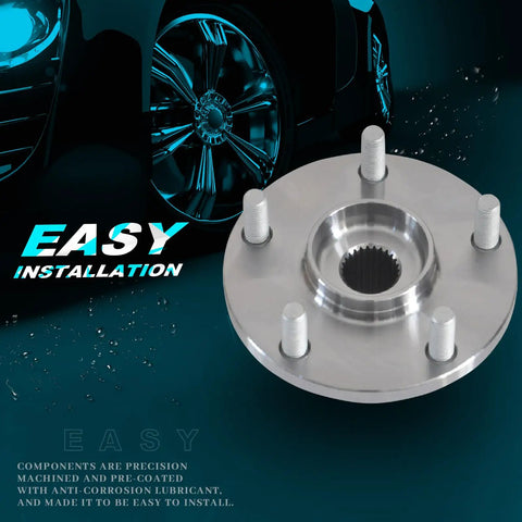 Front Wheel Hub Bearing Assembly 2 Pack Fit For 2004 2017 Toyota Camry, 2001 2007 Highlander, And 2004 2008 Solara, 5 Lug