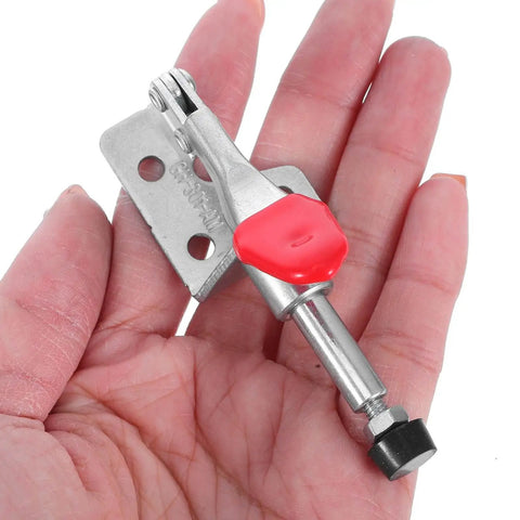 Heavy Duty Toggle Clamps Four Pack With Quick Release Push Pull Action for Welding and Woodworking, PVC and Iron