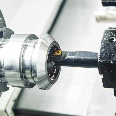 Lathe Boring Bar Set Pro Grade 4 Holder SCLCR06 95 Degree S07K S08K S10K S12M With 10 CCMT0602 Carbide Inserts In Action