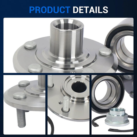 Front Wheel Bearing Hub Assembly 29596048 Fits 1997 To 2001 Honda CR V And Prelude Replaces OEM Hub Built To Last Easy Install