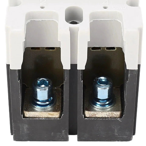 Two Pole 160 Amp Direct Current Miniature Circuit Breaker 20kA Short-Circuit Capacity 1000V Rating Flame Retardant