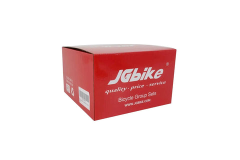 JGbike Bicycle Group Sets box in red with white logo on front