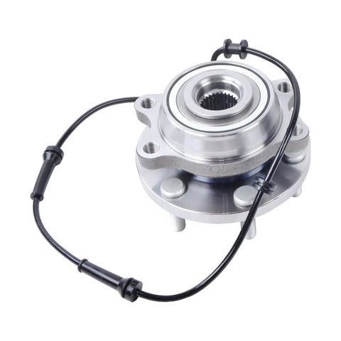 Close-up of 2 Pack Heavy Duty Wheel Bearing And Hub Assembly 515065 Replacement For Nissan Frontier Pathfinder Xterra Equator 4X4 With ABS 6 Lug Hub