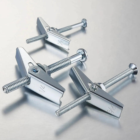 Heavy Duty Drywall Anchors And Screws Set 30 Pieces One Eighth Inch Toggle Bolts And Wing Nuts Hollow Wall Anchors