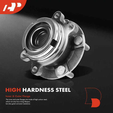 Beefed-Up Front Wheel Bearing And Hub Assembly For Nissan Altima 2007-2012 6-Lug With 29 Splines 2.5L Engine ABS Compatible High Load