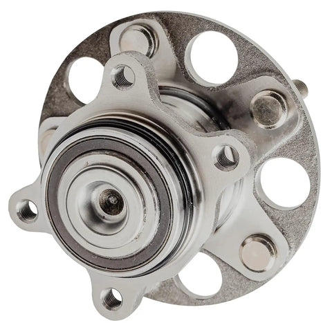 Rear Wheel Hub And Bearing Replacement Kit For 2006 2011 Honda Civic ABS LX DX GX 2 Piece Set Direct Fit With Rear Left And Right Hubs 5 Bolt Pattern Encoder ABS Flange 4 Bolt Square No Fuss Install