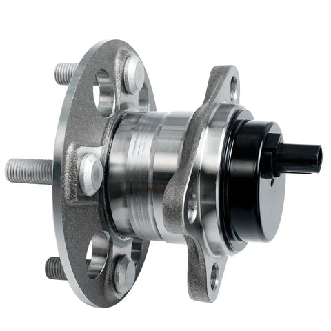 Rear 2-Piece Wheel Bearing Hubs Assembly For Toyota Prius C 2012-2019, Yaris 2006-2014, Scion IQ 2013, 4-Lug With ABS Bearings Replacement Kit