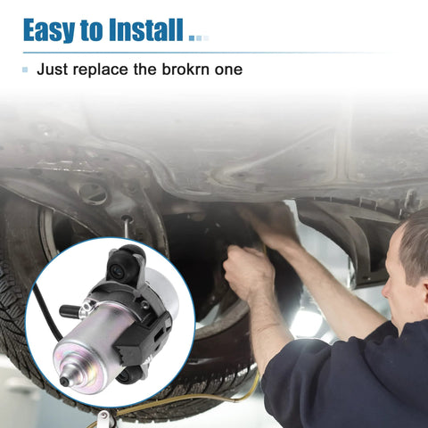 Brake vacuum pump assembly by X AUTOHAUX for Chevrolet, Cadillac, Buick, Volvo vehicles; installed under vehicle