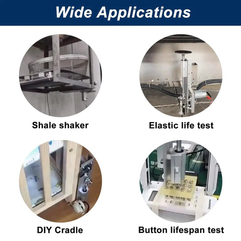 Wide applications of Heavy Duty Reciprocating Linear Actuator With Suction Cup And Speed Controller in various tests and tasks