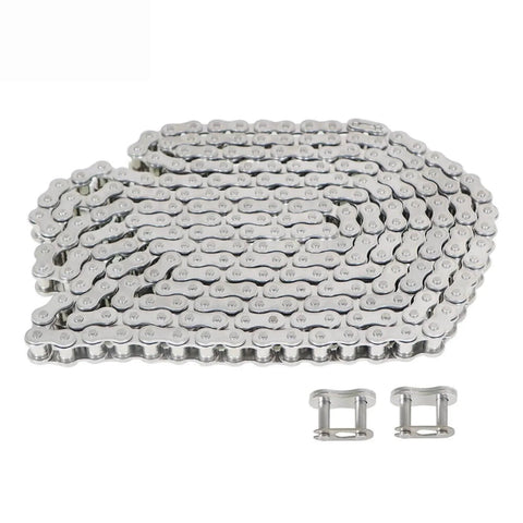 ANSI 40SS 08A Stainless Steel Roller Chain 10 Feet Single Strand for Chain Driven Slide Gate with connecting links