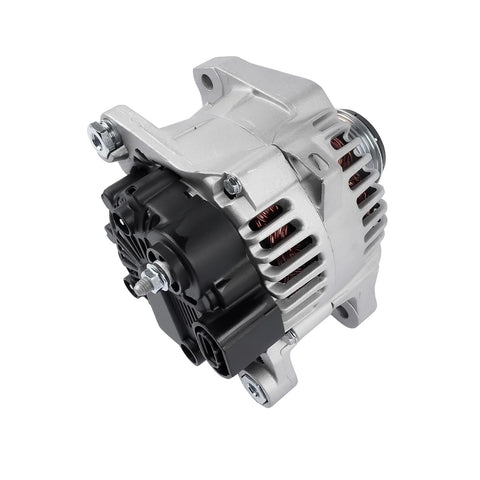 Front view of Alternator Replacement For Hyundai Sonata 2011-2014 2.4L, Tucson 2010-2013 2.4L, Kia Forte Koup 2010-2013 2.0L And 2.4L Direct Fit