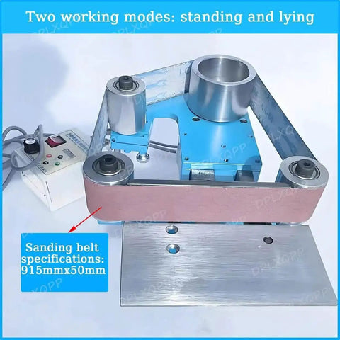 Beefy 750W/1100W Belt Sander And Polisher For DIY Wood Metal Projects, 915x50mm Desktop Grinder, all steel body, brushless motor