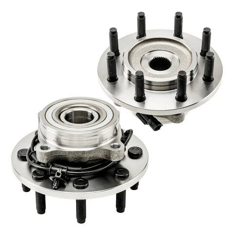 Front Wheel Bearing Hub Assembly For Dodge Ram 1500 2006 2008 4WD 2500 3500 8 Lug With ABS Direct Replacement High Strength Precision Fit
