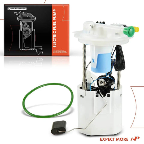 Electric Fuel Pump Module With Pressure Sensor For Buick Allure 2008 2009 V6 3.8L LaCrosse, 2 tube ports visible