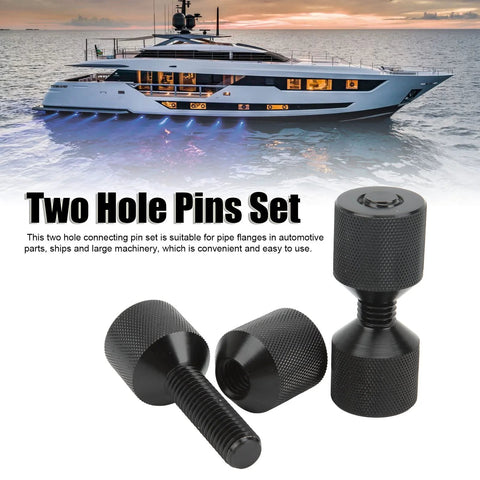 Two Hole Pins Set for pipe flanges in automotive parts, ships, and large machinery